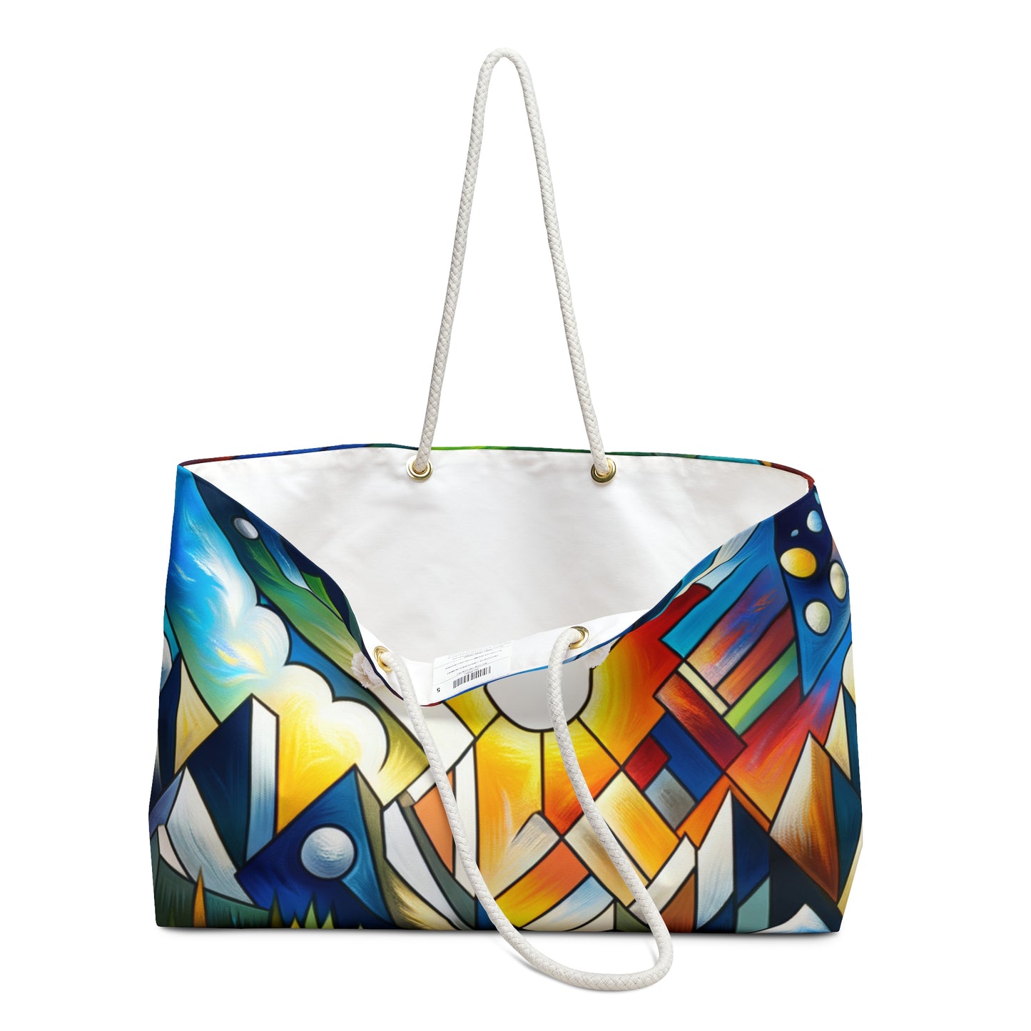"Cubic Naturalism" - The Alien Weekender Bag Cubism Style