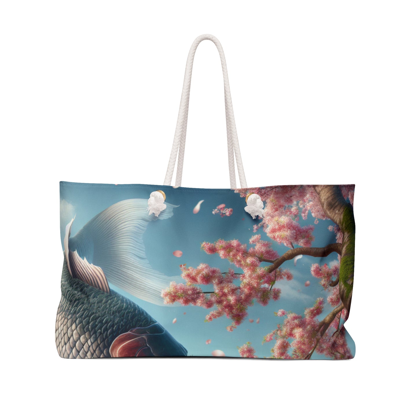 "Peces Koi en flores de cerezo: la belleza de la naturaleza" - The Alien Weekender Bag