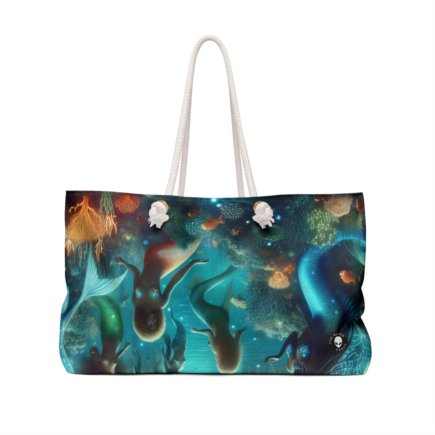 "Profundidades relucientes: la ciudad submarina encantada" - The Alien Weekender Bag