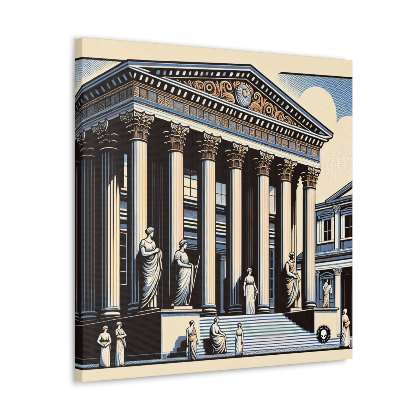 "Neoclassical Urban Elegance" - The Alien Canva Neoclassicism