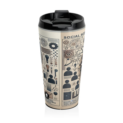 "Community Canvas: A Living Art Installation" - The Alien Stainless Steel Travel Mug Social Sculpture