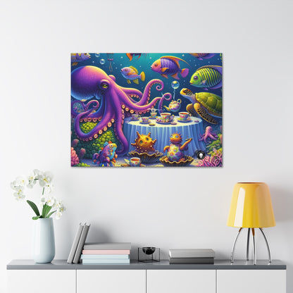 "L'heure du thé sous la mer" - The Alien Canva