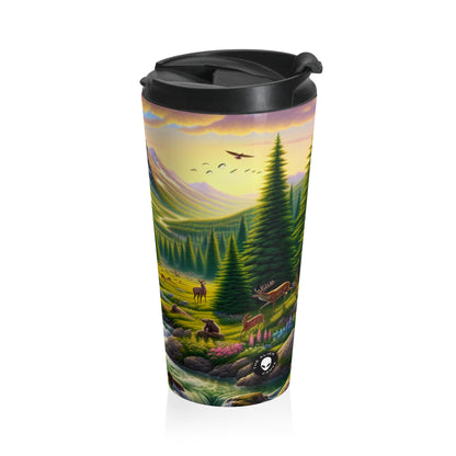 "Soulful Realism: Capturing Emotions in Portraiture" - The Alien Stainless Steel Travel Mug Realism