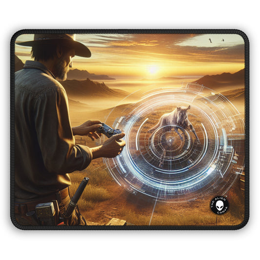 "Expresiones eternas: retratos de emociones crudas" - The Alien Gaming Mouse Pad Fotorrealismo