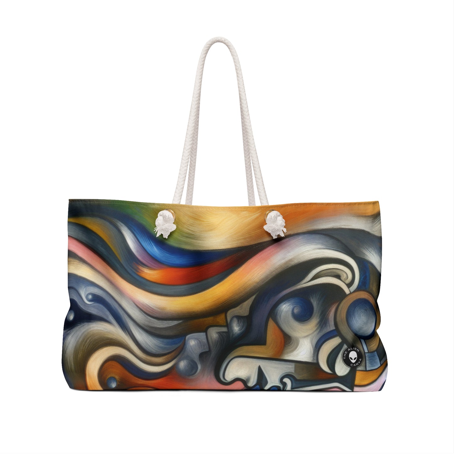 "Everyday Enchantment: A Surreal World in Motion" - The Alien Weekender Bag Surrealist Automatism