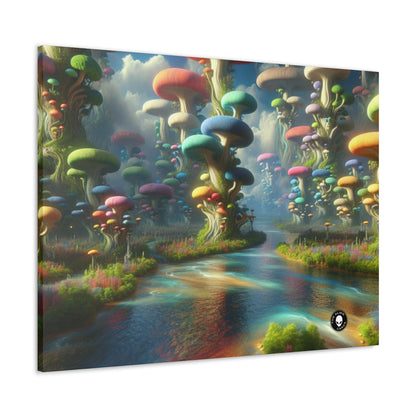 "Mystical Mushroom Wonderland" - The Alien Canva