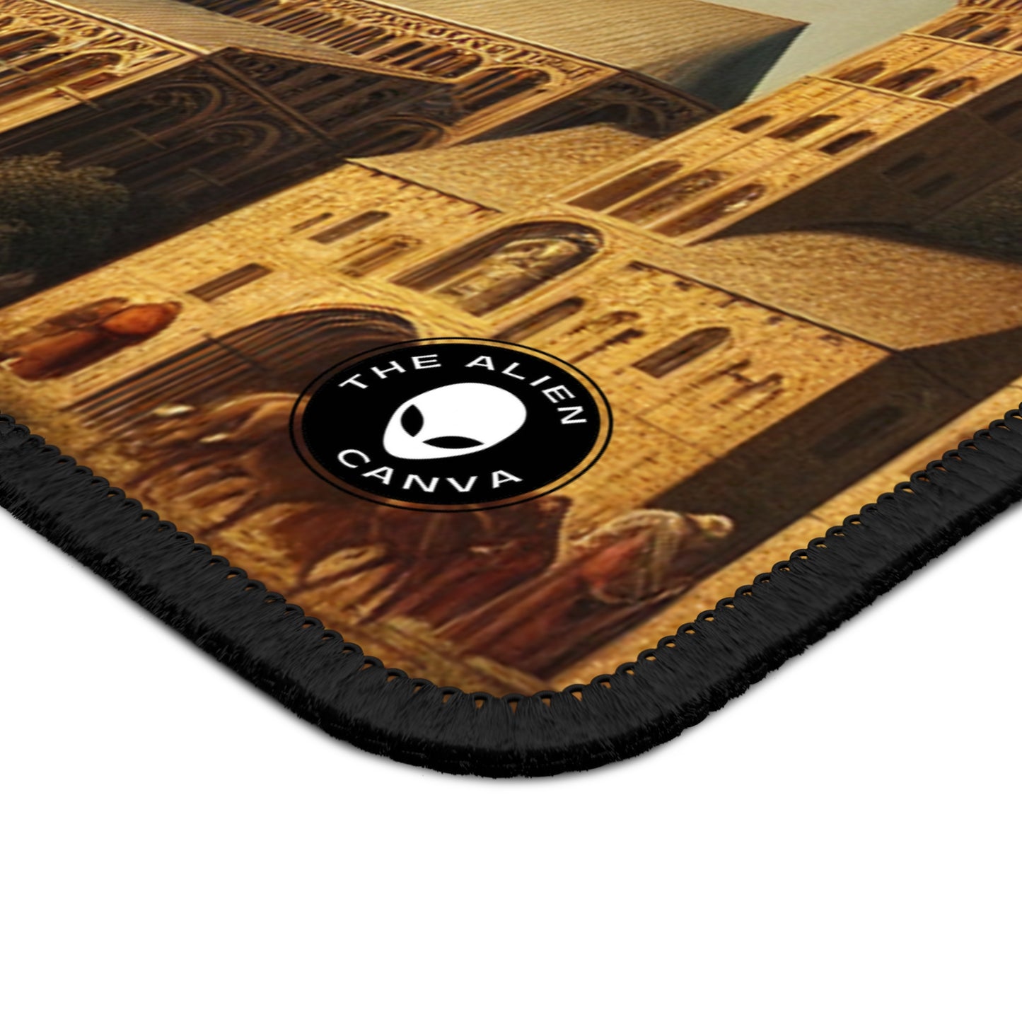 "Discours intellectuel sur la place de la ville" - Le tapis de souris Alien Gaming Proto-Renaissance