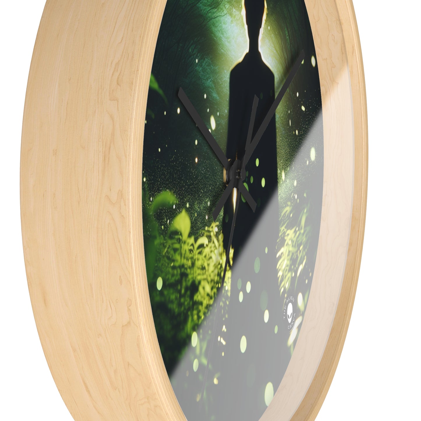 "Enchanted Firefly Forest" - The Alien Wall Clock