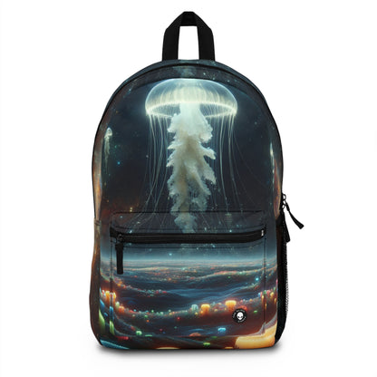 Paisaje onírico de medusas: la mochila alienígena