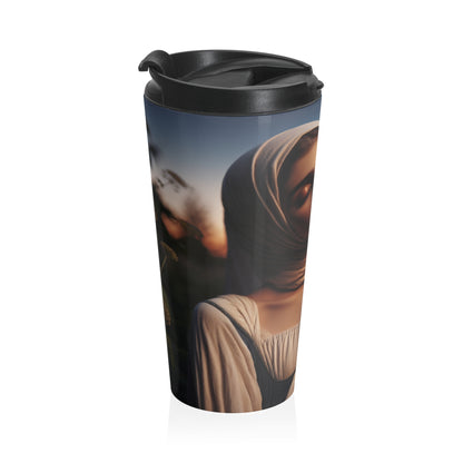 "Glow of the Golden Sunset" - The Alien Tasse de voyage en acier inoxydable Romantisme