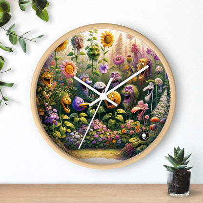 "El jardín parlante" - El reloj de pared extraterrestre