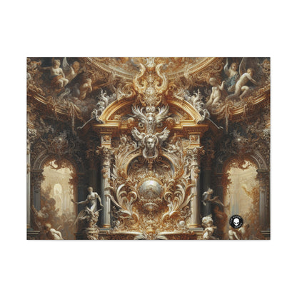 "Banquet baroque : un festin d'opulence" - The Alien Canva Baroque