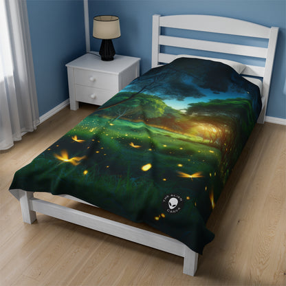 "Firefly Dusk" - The Alien Velveteen Plush Blanket