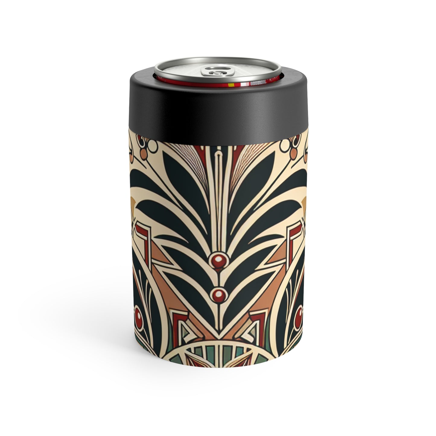 "Golden Glamour: A Dynamic Art Deco Cityscape at Sunset" - The Alien Can Holder Art Deco