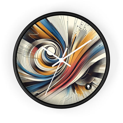 "Mechanical Harmony: A Kinetic Art Installation" - The Alien Wall Clock Kinetic Art