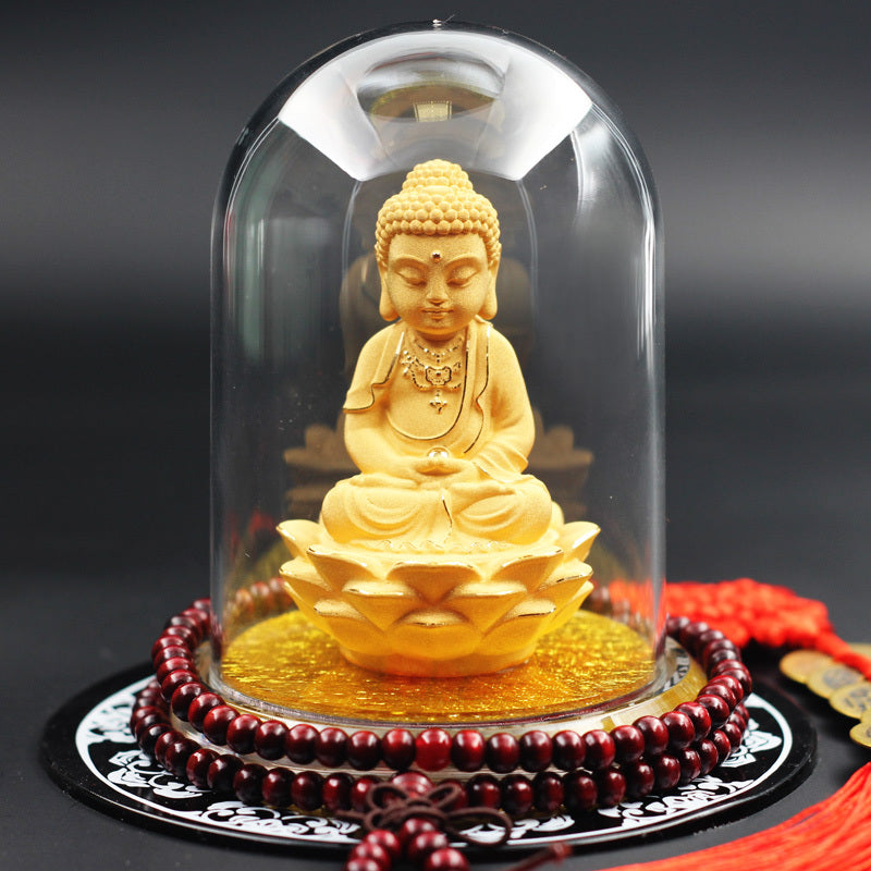 Buddha statue car decoration