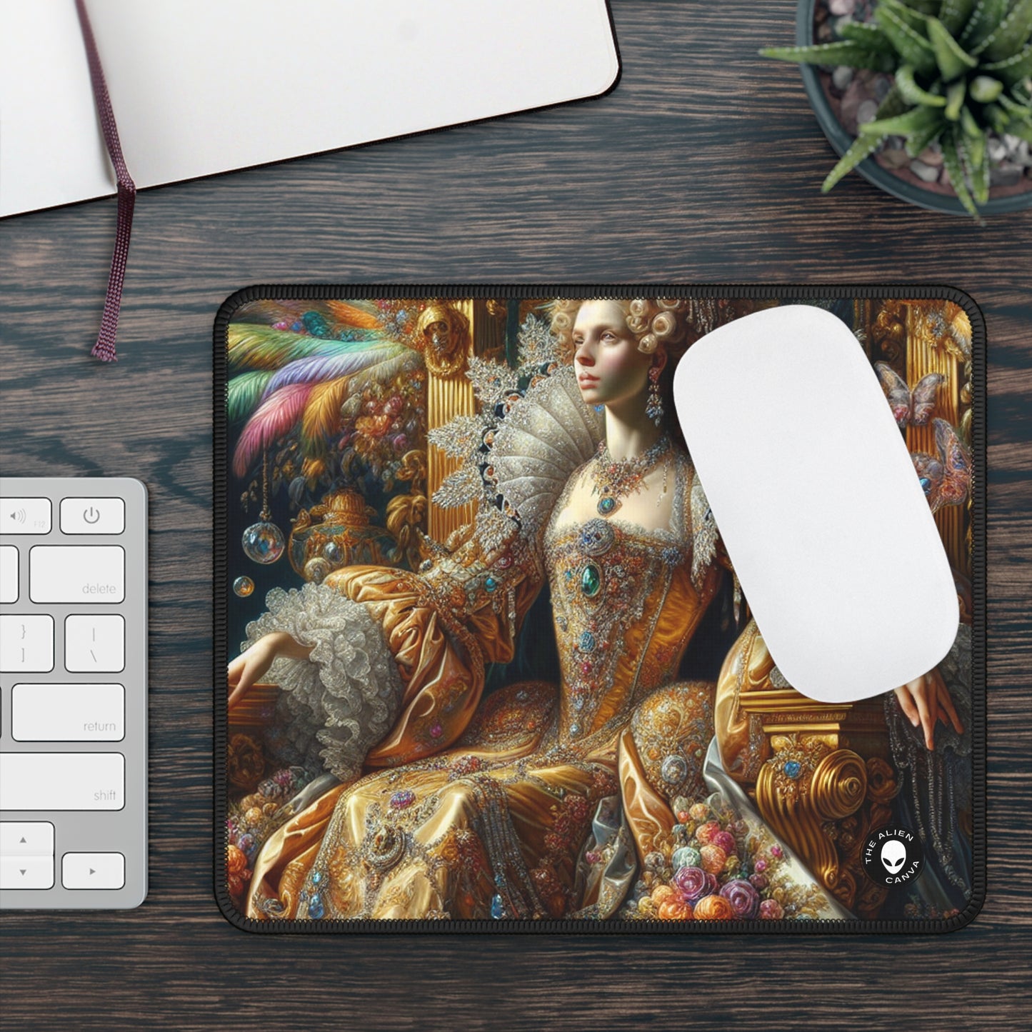 "La splendeur d'une reine de la Renaissance" - Le tapis de souris Alien Gaming Rococo