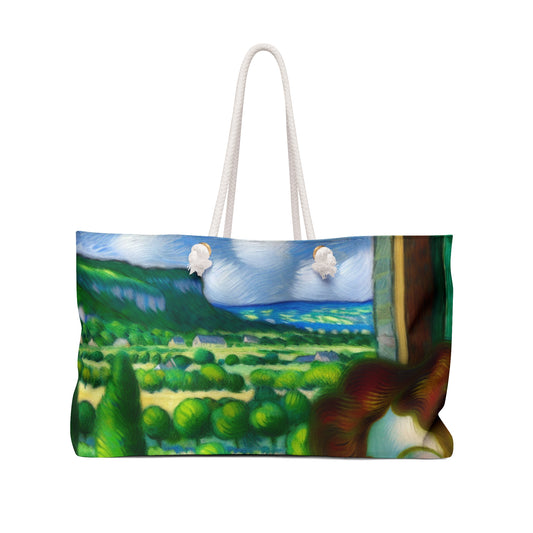 "French Countryside Escape" - The Alien Weekender Bag Post-Impressionism Style