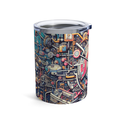 "Connection Points: Exploring Human Interactions in Public Spaces" - The Alien Tumbler 10oz Relational Art