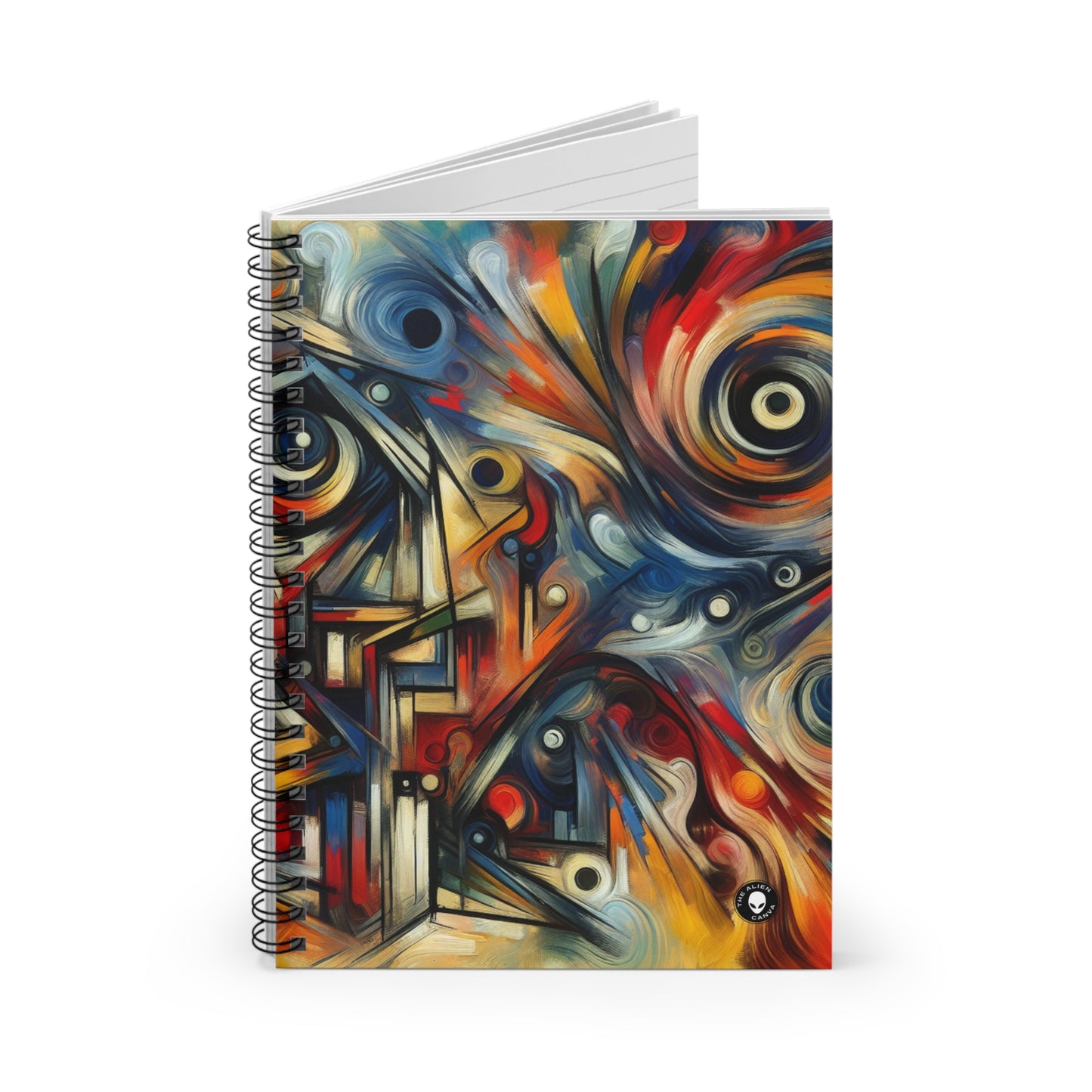 "Tempestuous Majesty" - The Alien Spiral Notebook (Ruled Line) Expressionism