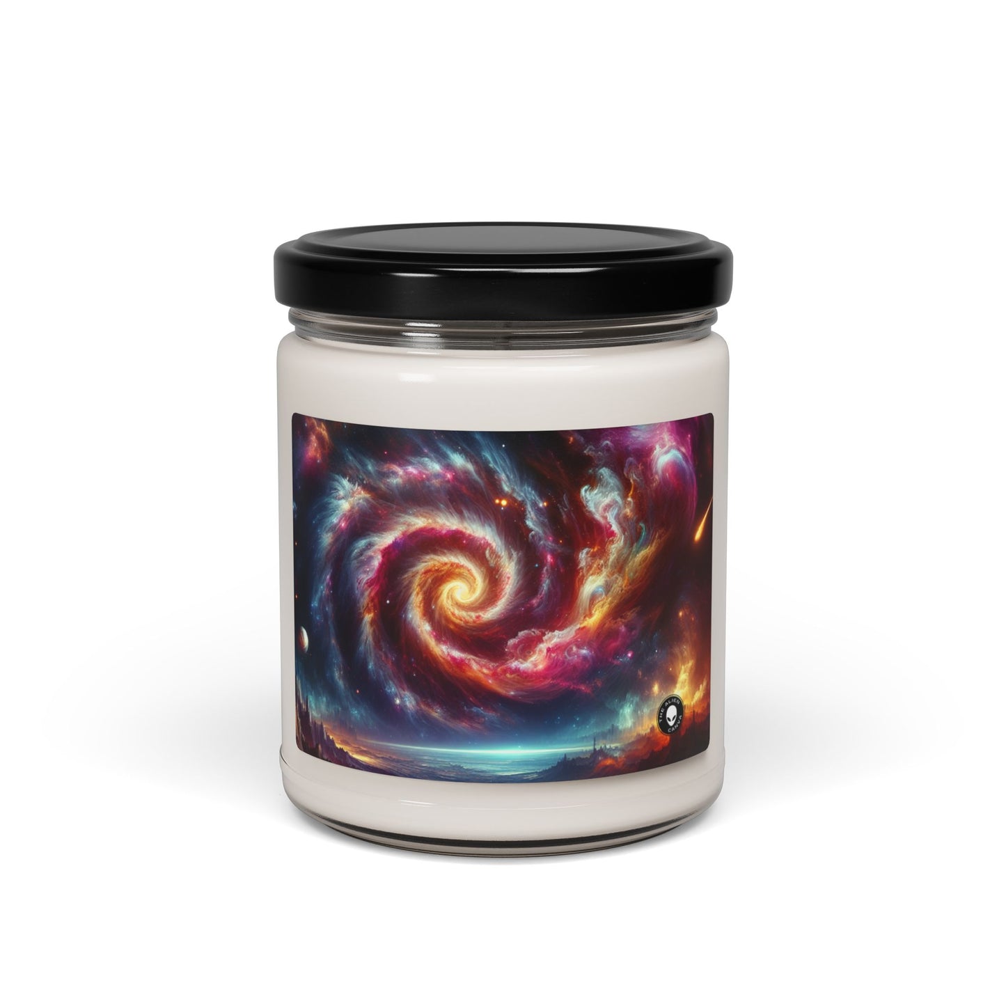 "Starry Skies: A Cosmic Canvas" - The Alien Scented Soy Candle 9oz