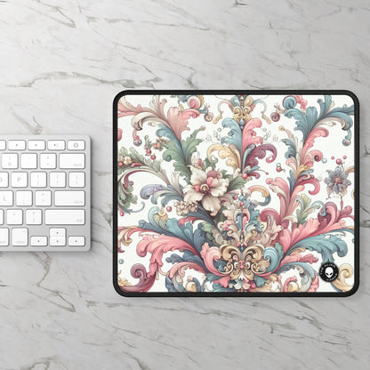 "Enchanted Elegance: A Rococo Garden Soirée" - The Alien Gaming Mouse Pad Rococo