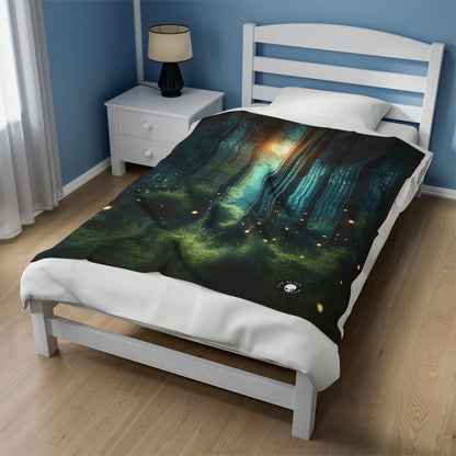 "Enchanted Night" - The Alien Velveteen Plush Blanket