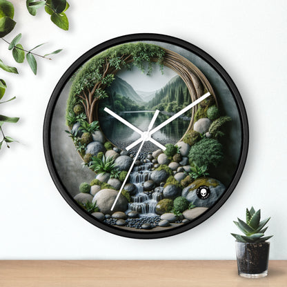 "Eco-Unity: A Multi-Sensory Sculptural Journey" - The Alien Wall Clock Environmental Sculpture