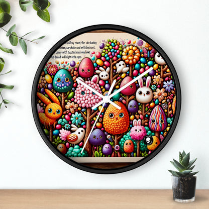 "Jellybean Forest Fantasy" - The Alien Wall Clock