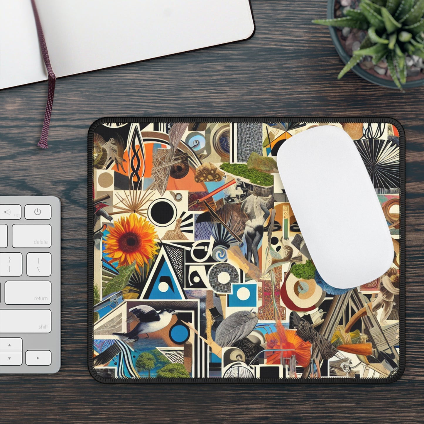 "Mysterious Poetry of the Natural World" - The Alien Gaming Mouse Pad Dadaism Style