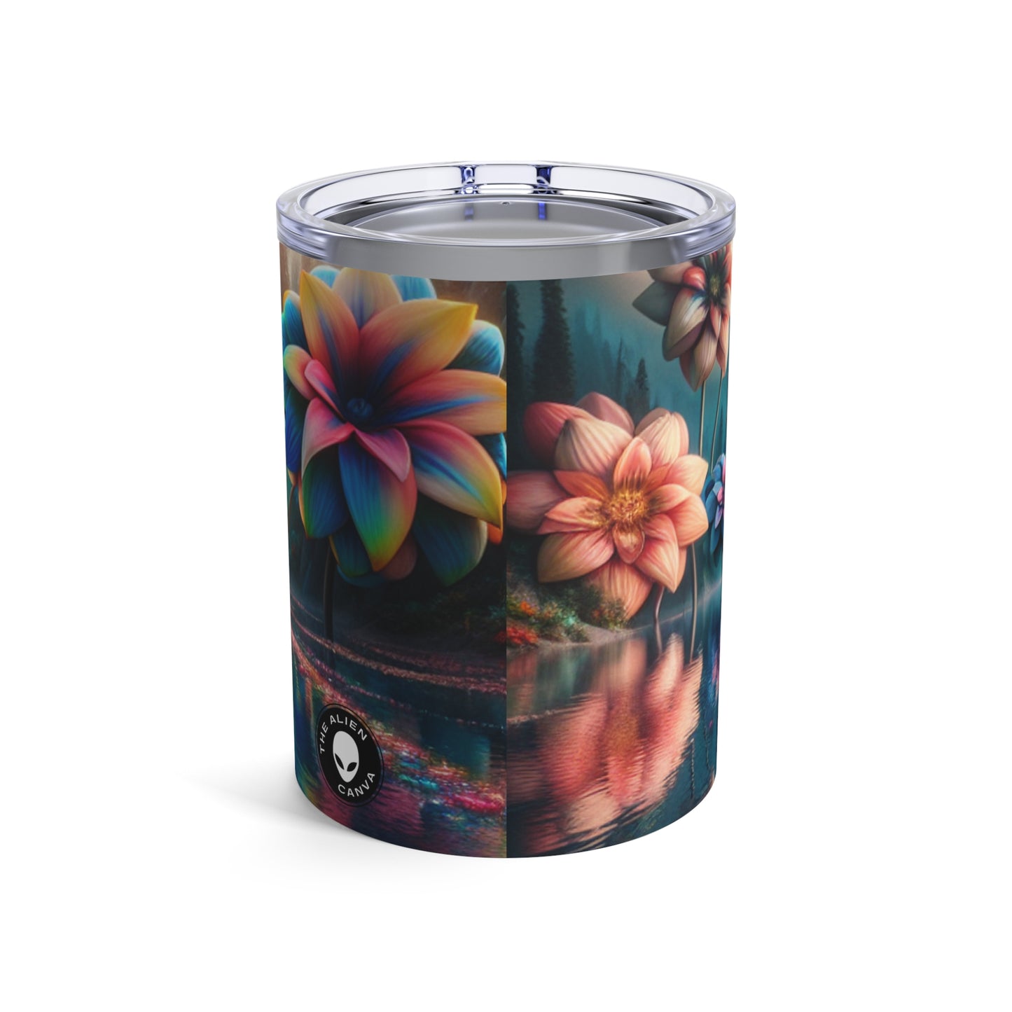 « Eaux enchantées : un pays de rêve floral » - Le verre Alien 10oz