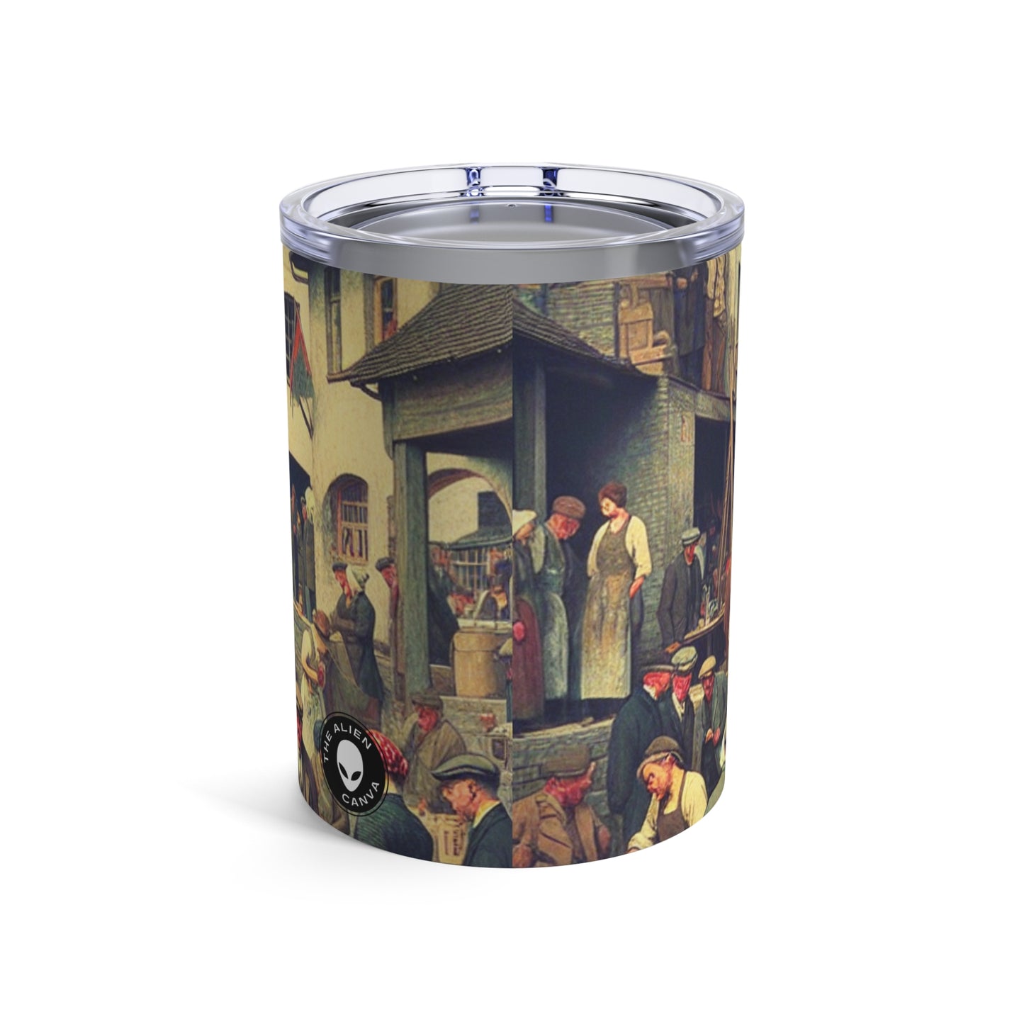 « Nettoyage communautaire : restaurer ensemble la beauté urbaine » - The Alien Tumbler 10oz Social Realism