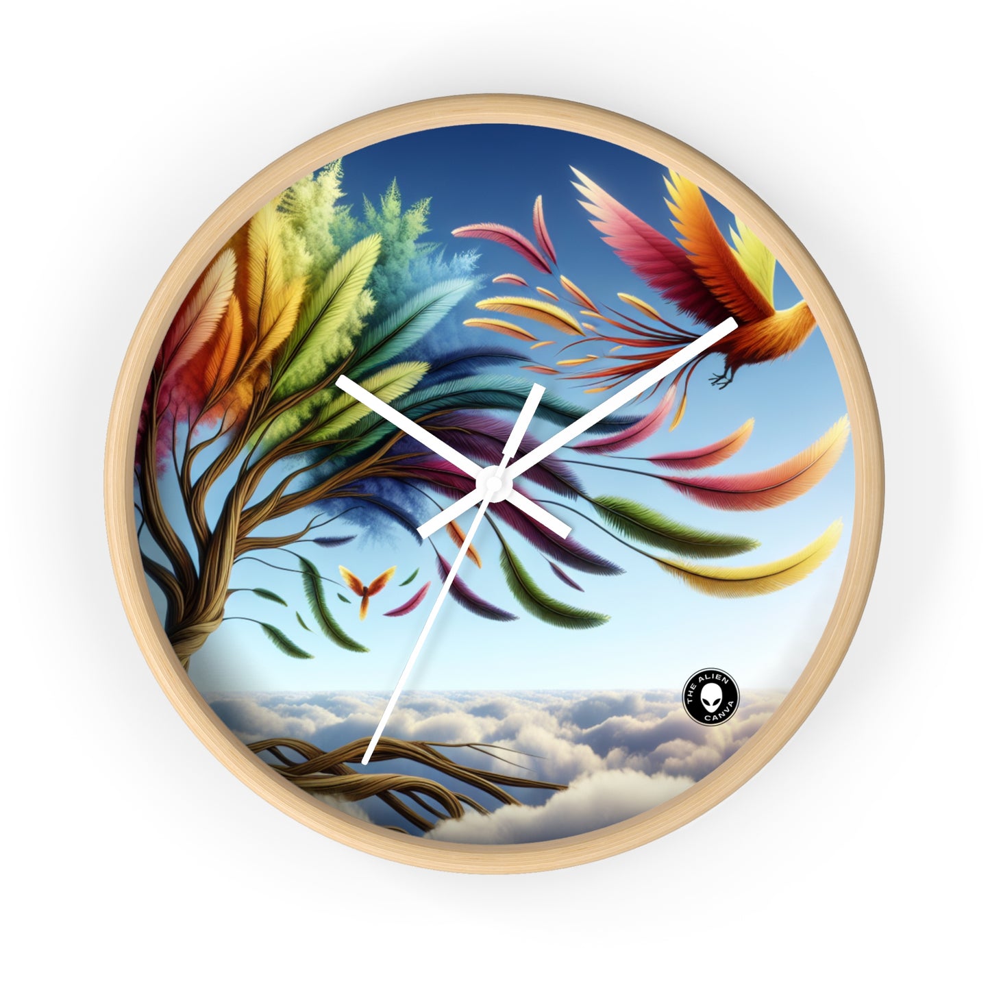 "Fantastical Flora & Fauna: A World of Whimsical Switches" - The Alien Wall Clock