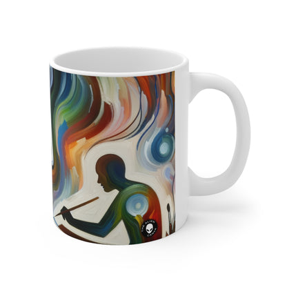 "Stirrings of the Soul" - La tasse en céramique Alien 11oz Expressionnisme