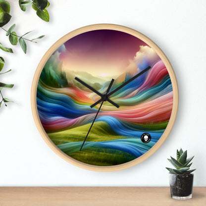 "Emotionally Charged Dreamscape" - The Alien Wall Clock