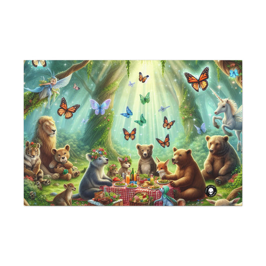 "Enchanted Forest Picnic" - The Alien Canva