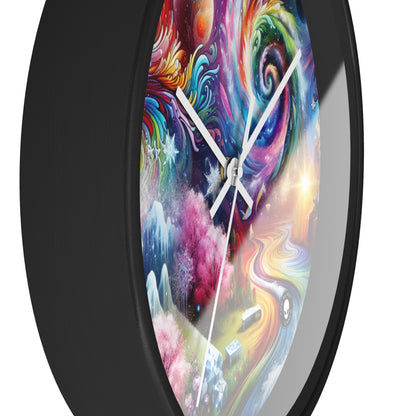 "Chronicles of Change: A Timeless Tapestry" - The Alien Wall Clock