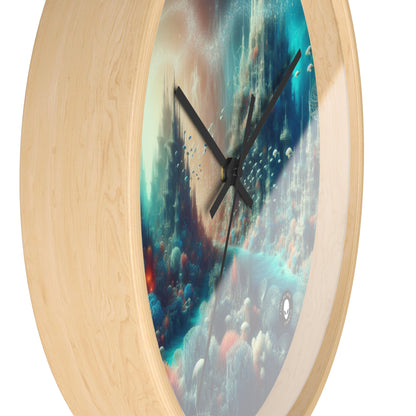 "Deep Sea Dreamscape" - The Alien Wall Clock