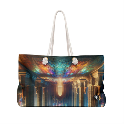 Shadows of the Gothic Cathedral - The Alien Weekender Bag Gothic Art