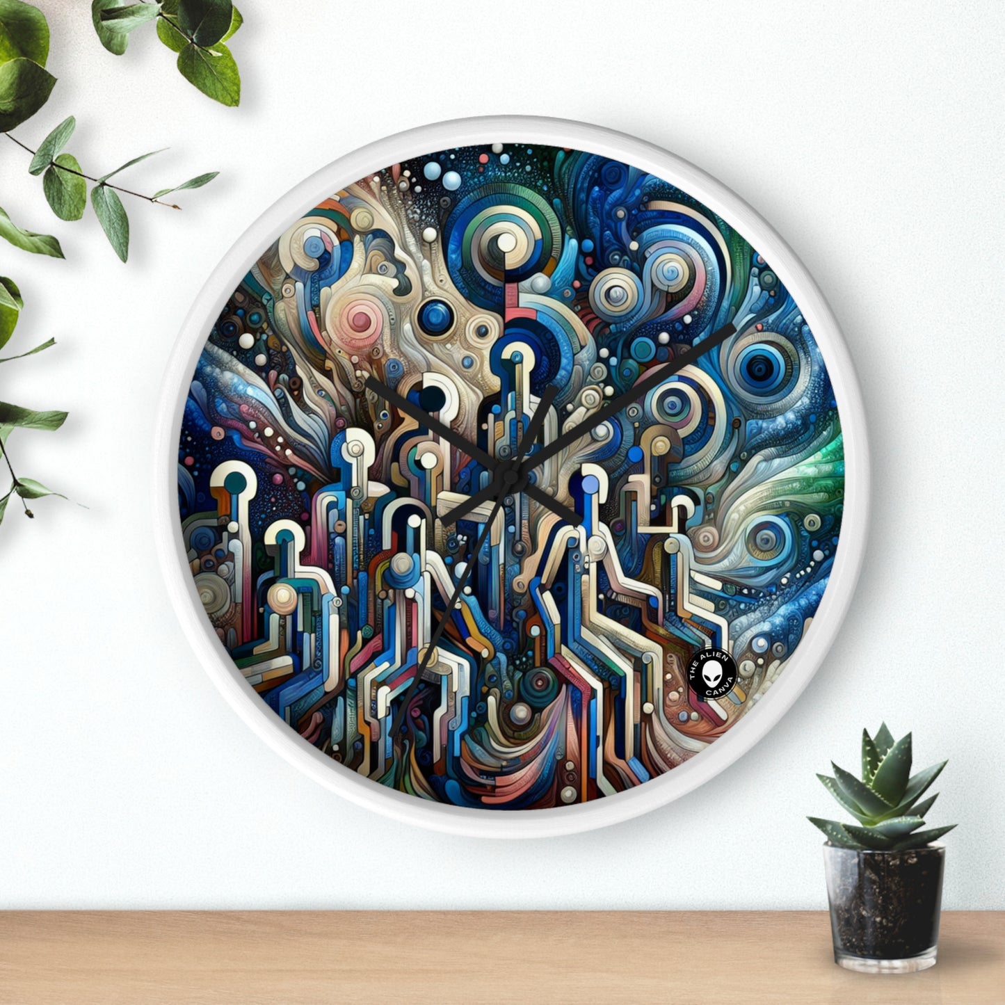 "Elegancia divina: salón de baile de dioses y diosas inspirado en el manierismo" - The Alien Wall Clock Manierism