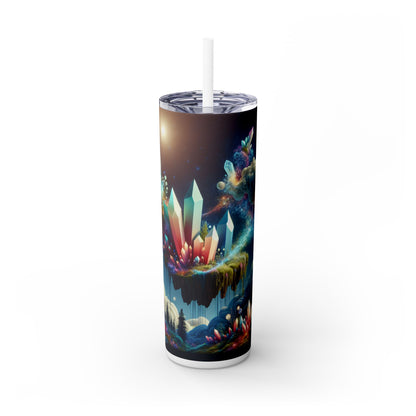 Dreamscape Delights - Vaso delgado con pajita Alien Maars® de 20 oz