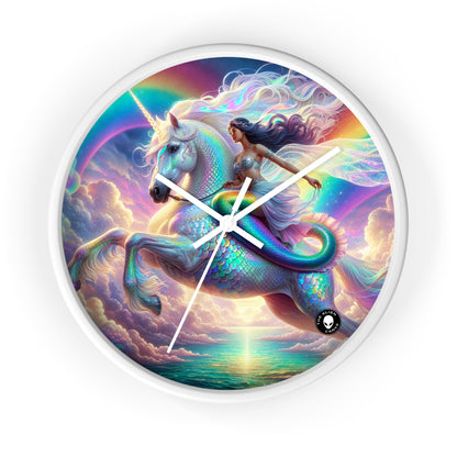 "Mermaid and Unicorn Adventure" - The Alien Wall Clock