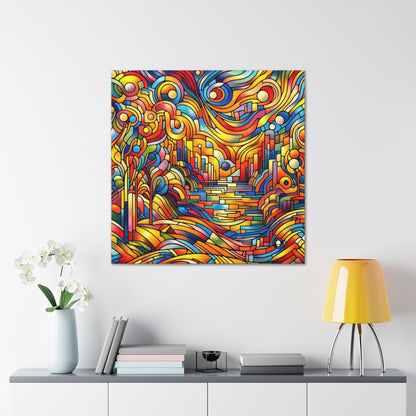 Neon Nightscapes: A Fauvism Cityscape - The Alien Canva Fauvism