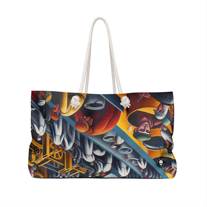 "Industrial Constructivism: Gears and Labor" - The Alien Weekender Bag Constructivism