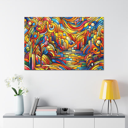 Neon Nightscapes: A Fauvism Cityscape - The Alien Canva Fauvism