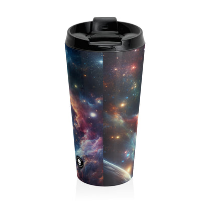 « Galactic Explorer » – La tasse de voyage en acier inoxydable Alien