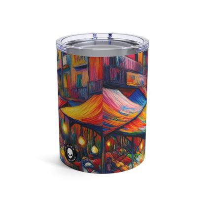 "Fauvismo de la selva" - El vaso alienígena 10oz Fauvismo