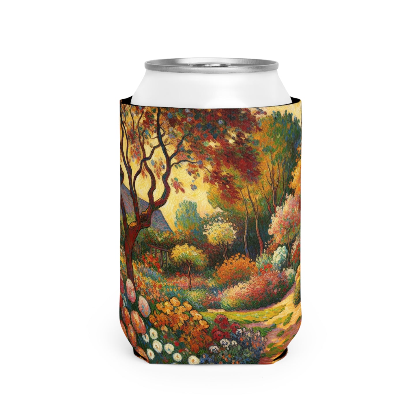 « Fauvist Garden Oasis » - The Alien Can Cooler Sleeve Fauvism Style