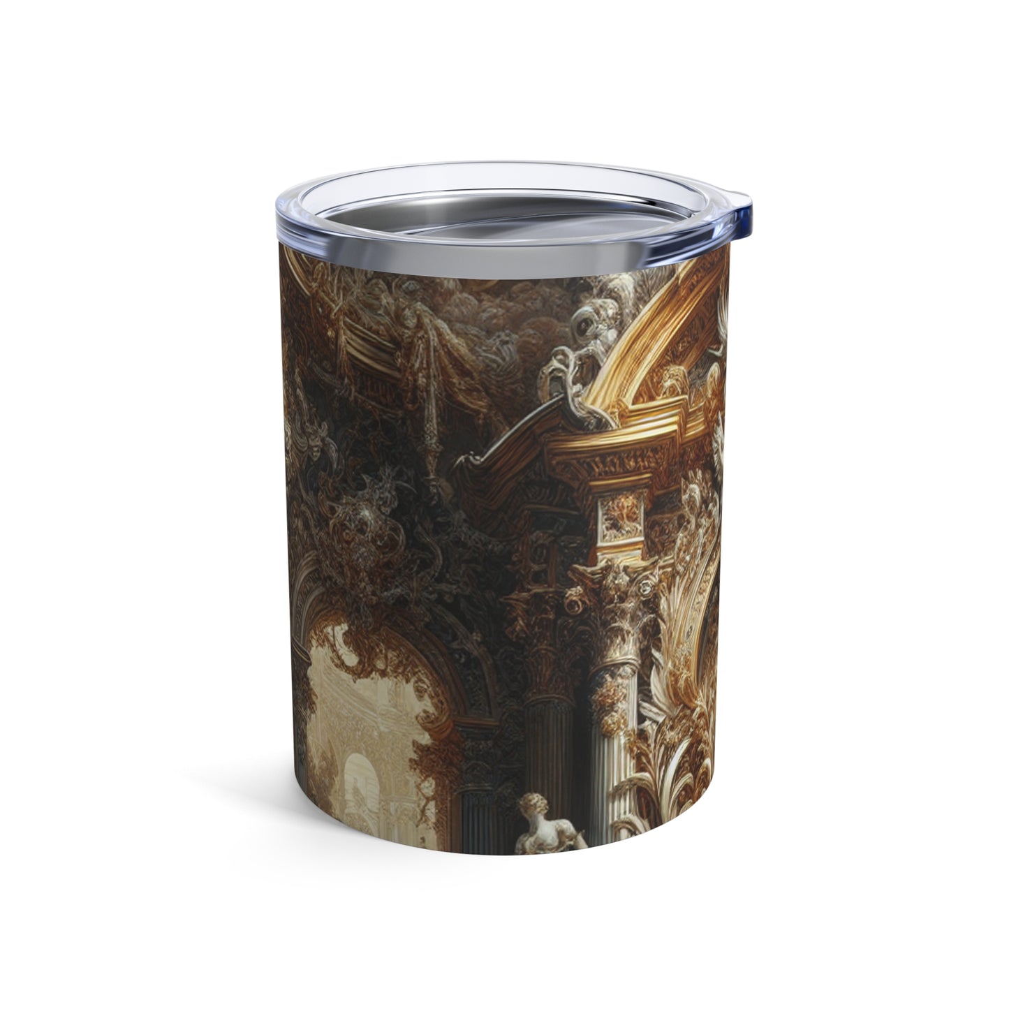 "Baroque Banquet: A Feast of Opulence" - The Alien Tumbler 10oz Baroque