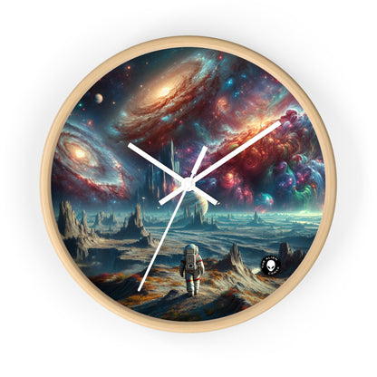 "Exploring the Celestial Realm" - The Alien Wall Clock